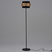 Торшер Moderli Gela V10494-1F цвет плафона/подвески Черный, Золото, цвет арматуры Черный