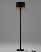 Торшер Moderli Gela V10630-1F цвет плафона/подвески Черный, Золото, цвет арматуры Черный