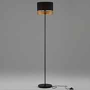 Торшер Moderli Gela V10630-1F цвет плафона/подвески Черный, Золото, цвет арматуры Черный-1