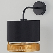 Бра Moderli Gela V10631-1W цвет плафона/подвески Черный, Золото, цвет арматуры Черный