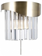Накладной светильник Moderli Wave V10765-2W цвет плафона/подвески Прозрачный, цвет арматуры Золото
