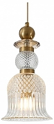 Подвесной светильник Moderli Glassy V10905-P цвет плафона/подвески Прозрачный, цвет арматуры Бронза