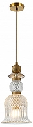 Подвесной светильник Moderli Glassy V10905-P цвет плафона/подвески Прозрачный, цвет арматуры Бронза-1