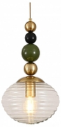 Подвесной светильник Moderli Arti V10914-P цвет плафона/подвески Прозрачный, цвет арматуры Бронза, Коричневый, Черный