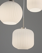 Подвесной светильник Moderli Ivory V11033-3P цвет плафона/подвески Белый, цвет арматуры Белый, Хром-3