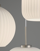 Подвесной светильник Moderli Ivory V11033-3P цвет плафона/подвески Белый, цвет арматуры Белый, Хром-4