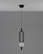 Подвесной светильник Moderli Lattice V11251-PL цвет плафона/подвески Белый, Черный, цвет арматуры Черный-2