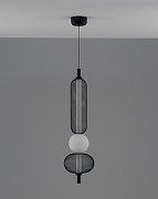 Подвесной светильник Moderli Lattice V11252-PL цвет плафона/подвески Белый, Черный, цвет арматуры Черный-2