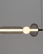 Подвесной светильник Moderli Lattice V11253-PL цвет плафона/подвески Белый, Черный, цвет арматуры Черный-4