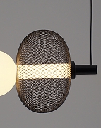 Подвесной светильник Moderli Lattice V11253-PL цвет плафона/подвески Белый, Черный, цвет арматуры Черный-6