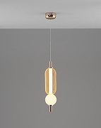 Подвесной светильник Moderli Lattice V11255-PL цвет плафона/подвески Белый, Золото, цвет арматуры Золото-4