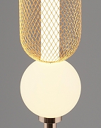 Подвесной светильник Moderli Lattice V11255-PL цвет плафона/подвески Белый, Золото, цвет арматуры Золото-5