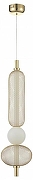 Подвесной светильник Moderli Lattice V11256-PL цвет плафона/подвески Белый, Золото, цвет арматуры Золото-1