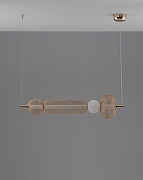 Подвесной светильник Moderli Lattice V11257-PL цвет плафона/подвески Белый, Золото, цвет арматуры Золото-2