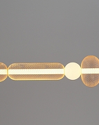 Подвесной светильник Moderli Lattice V11257-PL цвет плафона/подвески Белый, Золото, цвет арматуры Золото-4