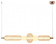 Подвесной светильник Moderli Lattice V11258-PL цвет плафона/подвески Белый, Золото, цвет арматуры Золото