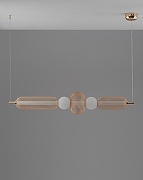 Подвесной светильник Moderli Lattice V11258-PL цвет плафона/подвески Белый, Золото, цвет арматуры Золото-2