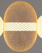 Подвесной светильник Moderli Lattice V11258-PL цвет плафона/подвески Белый, Золото, цвет арматуры Золото-6