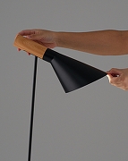 Настольная лампа офисная Moderli Turin V11333-1T цвет плафона/подвески Коричневый, Черный, цвет арматуры Черный-5