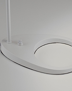 Настольная лампа офисная Moderli Turin V11335-1T цвет плафона/подвески Белый, Коричневый, цвет арматуры Белый-4