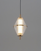 Подвесной светильник Moderli Senta V11359-PL цвет плафона/подвески Золото, Прозрачный, цвет арматуры Золото-3