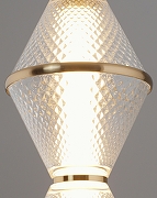 Подвесной светильник Moderli Senta V11360-PL цвет плафона/подвески Золото, Прозрачный, цвет арматуры Золото-4