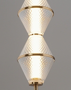 Подвесной светильник Moderli Senta V11361-PL цвет плафона/подвески Золото, Прозрачный, цвет арматуры Золото-4