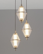 Подвесной светильник Moderli Senta V11368-PL цвет плафона/подвески Прозрачный, Хром, цвет арматуры Хром-3