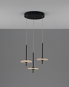 Подвесной светильник Moderli Ella V11391-PL цвет плафона/подвески Белый, цвет арматуры Черный-1