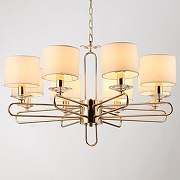 Люстра Moderli Celestia V2632-8P цвет плафона/подвески Белый, цвет арматуры Золото