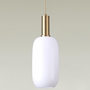 Подвесной светильник Moderli Martin V2890-1P цвет плафона/подвески Опал, цвет арматуры Золото