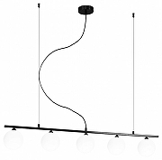 Подвесной светильник Moderli Sector V3081-5P цвет плафона/подвески Белый, цвет арматуры Черный-1