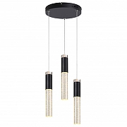 Подвесной светильник Moderli Ran V11394-PL цвет плафона/подвески Прозрачный, Хром, цвет арматуры Черный