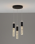 Подвесной светильник Moderli Ran V11394-PL цвет плафона/подвески Прозрачный, Хром, цвет арматуры Черный-1