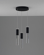 Подвесной светильник Moderli Ran V11394-PL цвет плафона/подвески Прозрачный, Хром, цвет арматуры Черный-2
