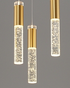 Подвесной светильник Moderli Ran V11395-PL цвет плафона/подвески Золото, Прозрачный, цвет арматуры Белый-3