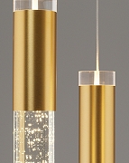 Подвесной светильник Moderli Ran V11395-PL цвет плафона/подвески Золото, Прозрачный, цвет арматуры Белый-4