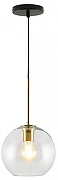 Подвесной светильник Moderli Sumatra V11525-1P цвет плафона/подвески Прозрачный, цвет арматуры Золото, Черный-1