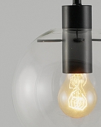 Подвесной светильник Moderli Aurora V11538-1P цвет плафона/подвески Прозрачный, цвет арматуры Черный-6