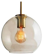 Подвесной светильник Moderli Sumatra V2111-P цвет плафона/подвески Янтарный, цвет арматуры Латунь