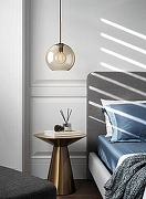 Подвесной светильник Moderli Sumatra V2111-P цвет плафона/подвески Янтарный, цвет арматуры Латунь-3