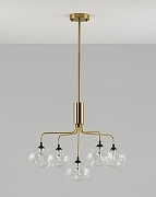 Люстра на штанге Moderli Santa V2191-P цвет плафона/подвески Прозрачный, цвет арматуры Золото-1