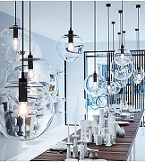 Подвесной светильник Moderli Aero V2230-P цвет плафона/подвески Прозрачный, цвет арматуры Хром-5