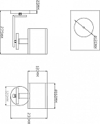 Бра Moderli Trio V2640-1W цвет плафона/подвески Коричневый, цвет арматуры Золото, Черный-1