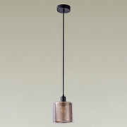 Подвесной светильник Moderli Brizzi V2870-1P цвет плафона/подвески Золото, Прозрачный, цвет арматуры Черный-1