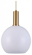 Подвесной светильник Moderli Martin V2891-1P цвет плафона/подвески Опал, цвет арматуры Золото