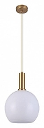 Подвесной светильник Moderli Martin V2891-1P цвет плафона/подвески Опал, цвет арматуры Золото-2