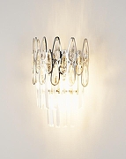 Накладной светильник Moderli May V8041-2W цвет плафона/подвески Прозрачный, цвет арматуры Хром-5