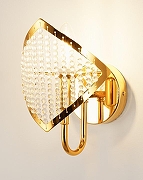 Бра Moderli Shade V8051-1W цвет плафона/подвески Прозрачный, цвет арматуры Золото-5