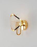 Бра Moderli Shade V8051-1W цвет плафона/подвески Прозрачный, цвет арматуры Золото-7